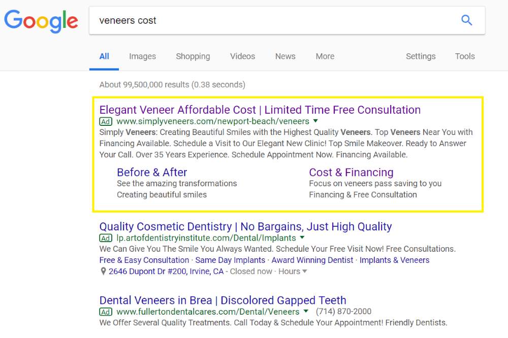 Dental Online Marketing Google Search Engine Marketing