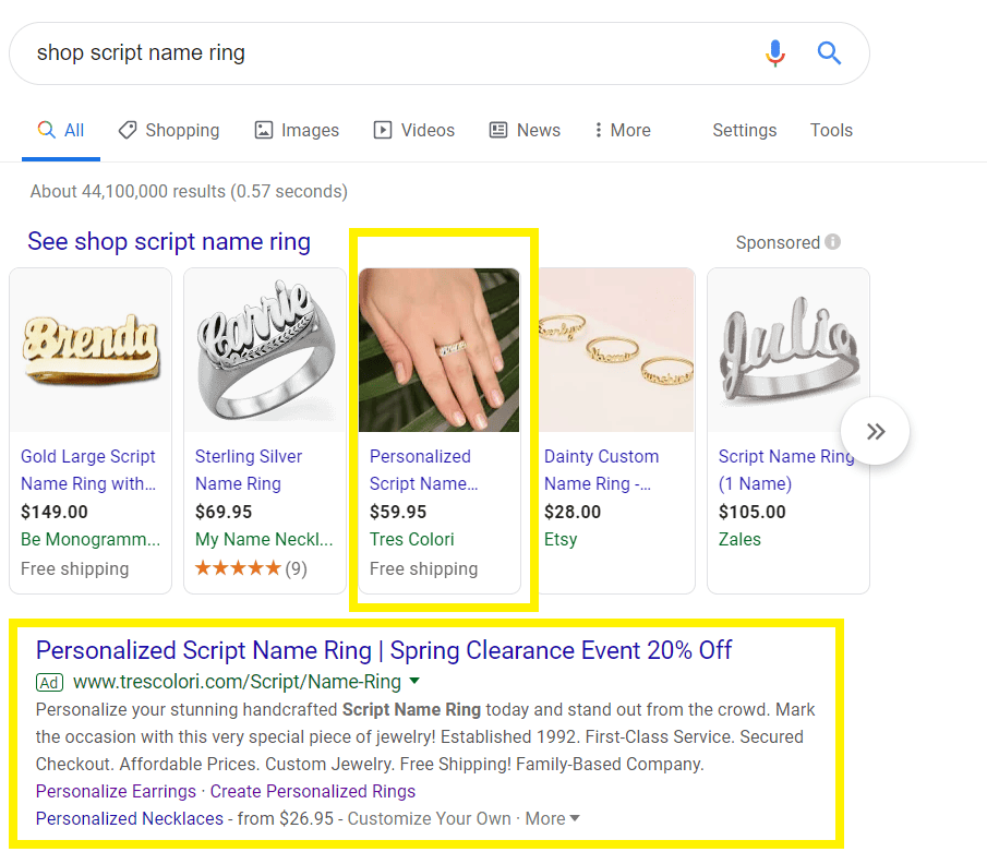 Tres Colori Shopify Store