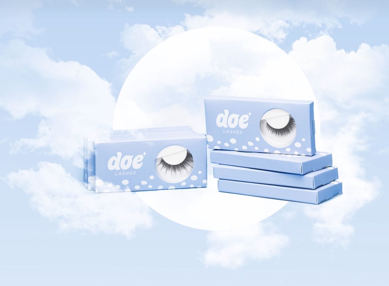 image from landing page of doe lashes