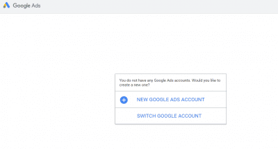 Google ads sign up