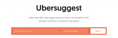 Uber Suggest Top Free SERP Tools
