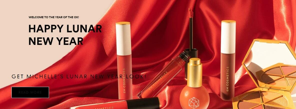 New Em cosmetics packaging 