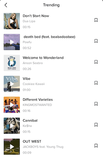 sound library for tiktok sounds