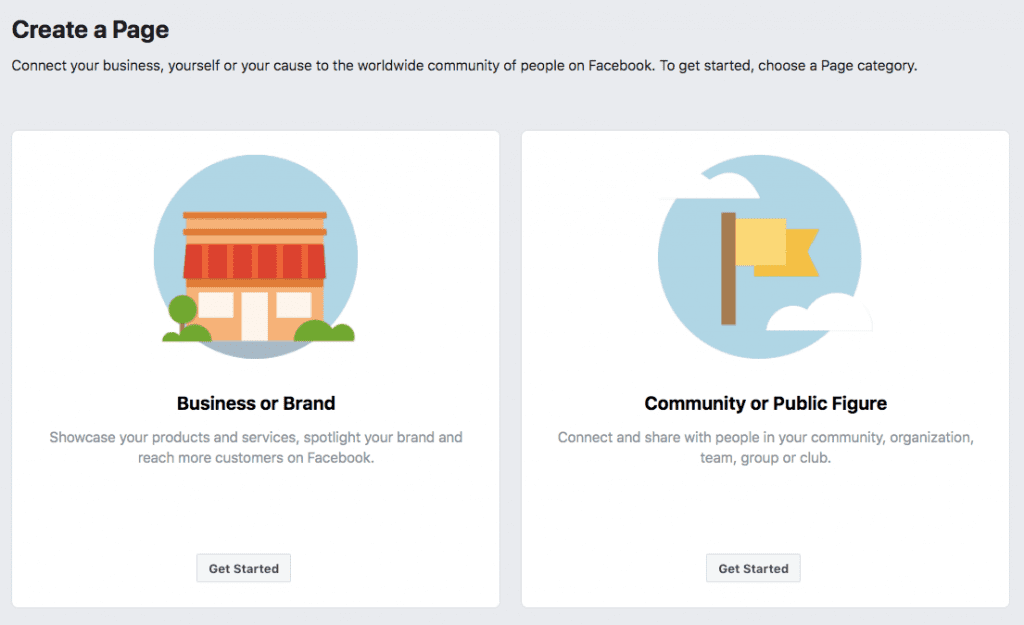 How to create a Facebook business page