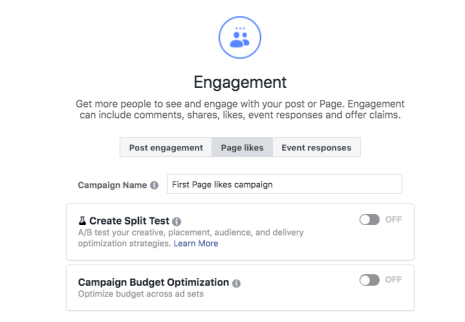 Facebook ads split testing