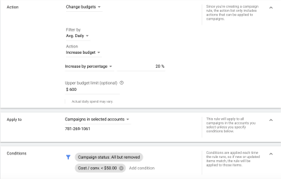 Google Ads Campaign Rules