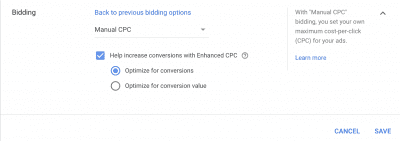 Enhanced Cost Per Click ECPC