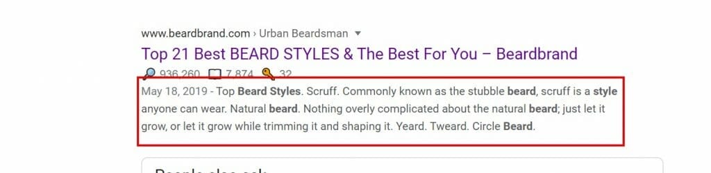 beardbrand meta description