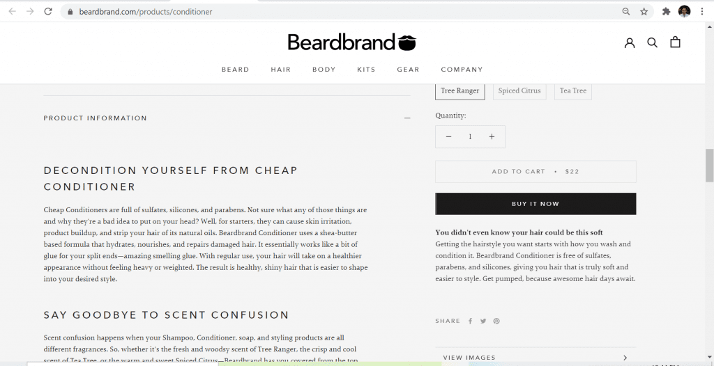 beardbrand faq displayed