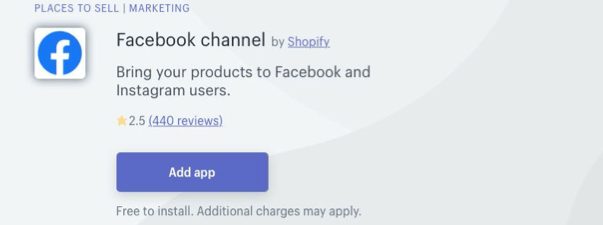 Shopify Facebook Channel