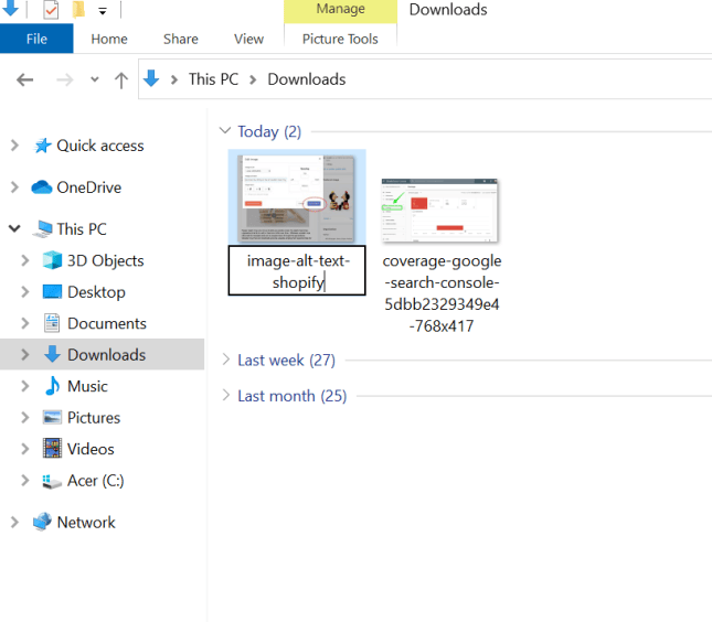 renaming files