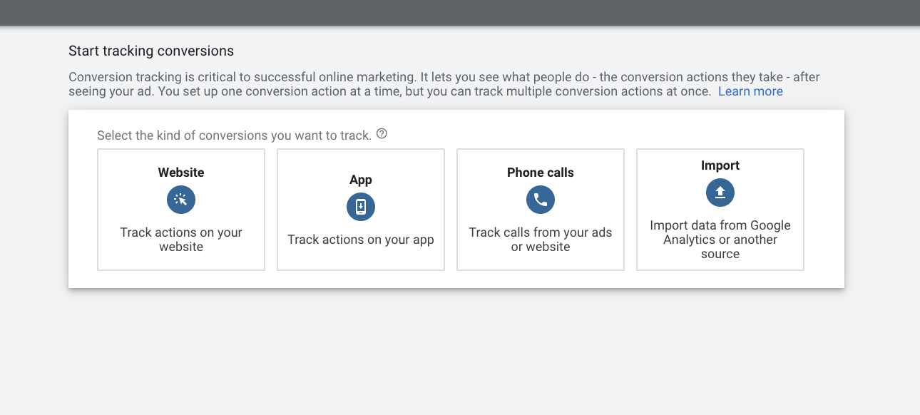 Tracking Conversions