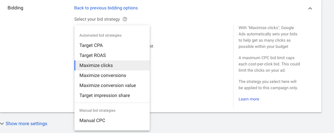 Bid Strategies for Google ads for hair salons