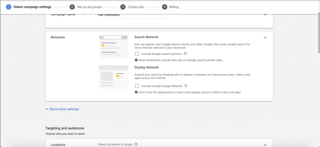 Display Network for Google Ads for Hair Salons
