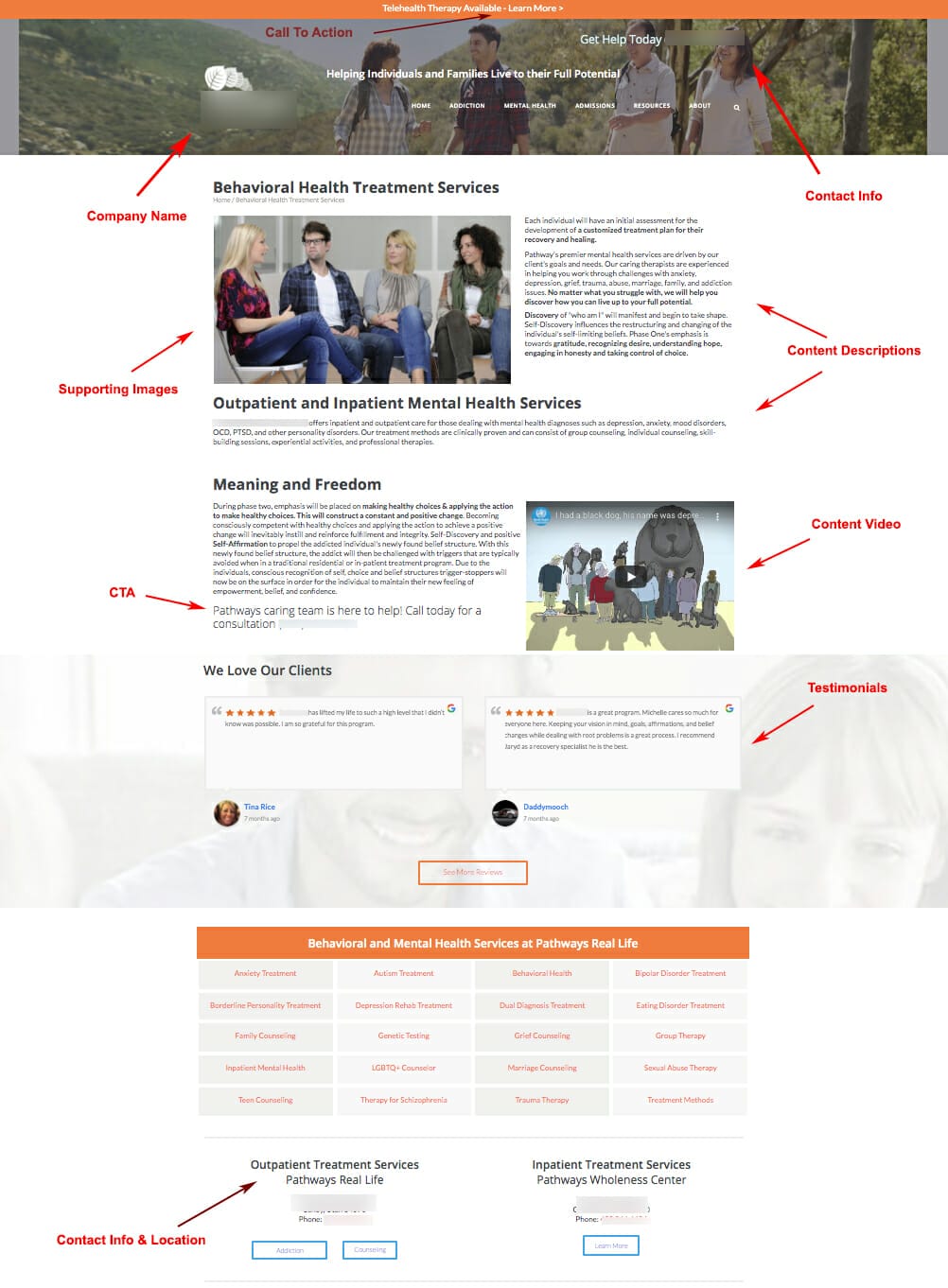 Landing Page official