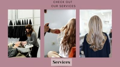 Google ads for hair salons landing page example
