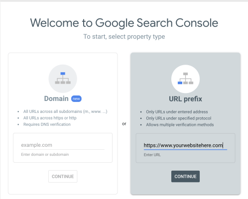Google Search Console Wix Setup