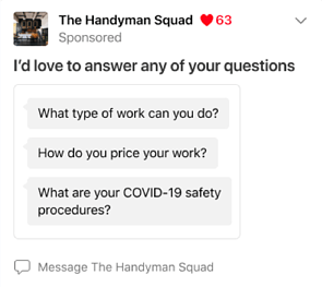 Conversation Starter Ads