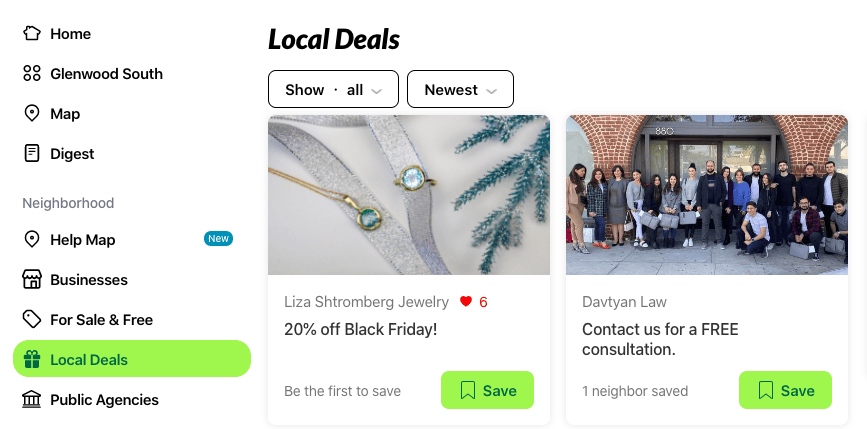 Nextdoor Business Advertising - Local Deals