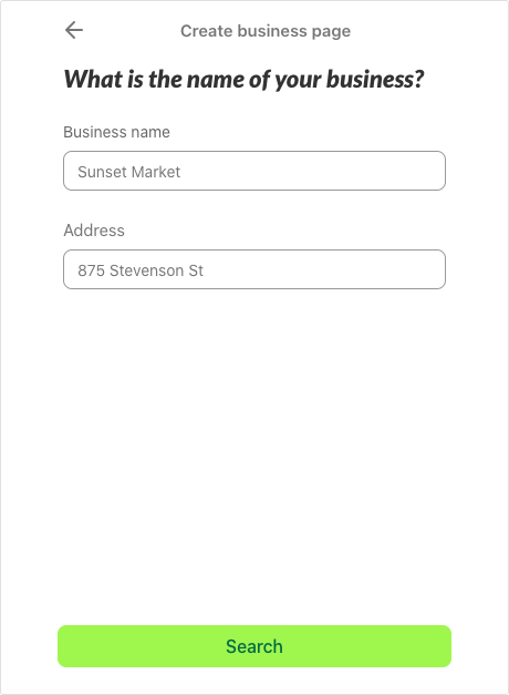 Nextdoor for business account setup