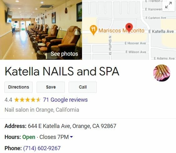 seo for nail salons seo google my business
