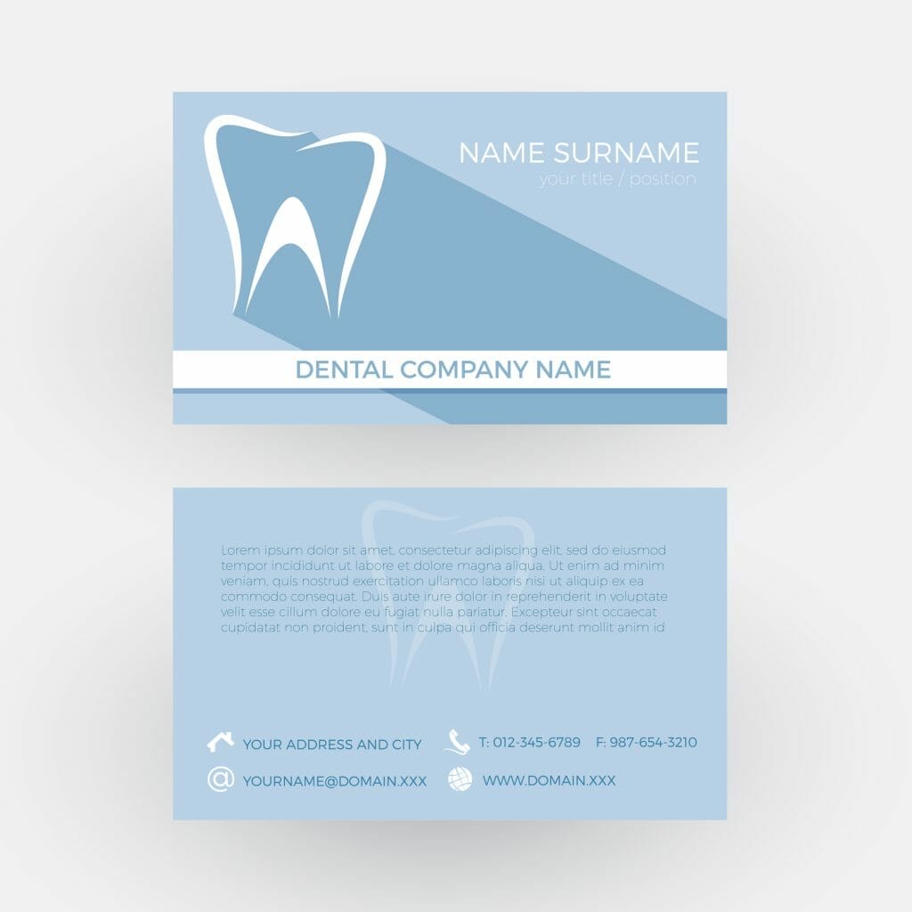 Creative Dental Business Cards