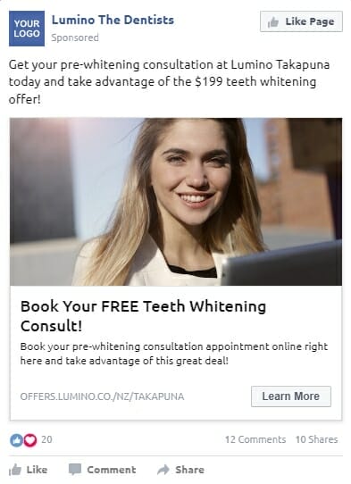 Social media ideas for dentists promotions and deals