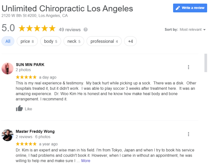 growing your chiropractic practice customer reviews