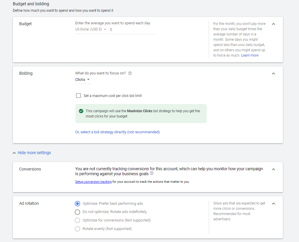 PPC Budgeting and Bidding