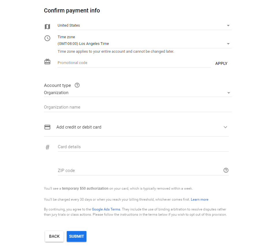 Payment Confirmation