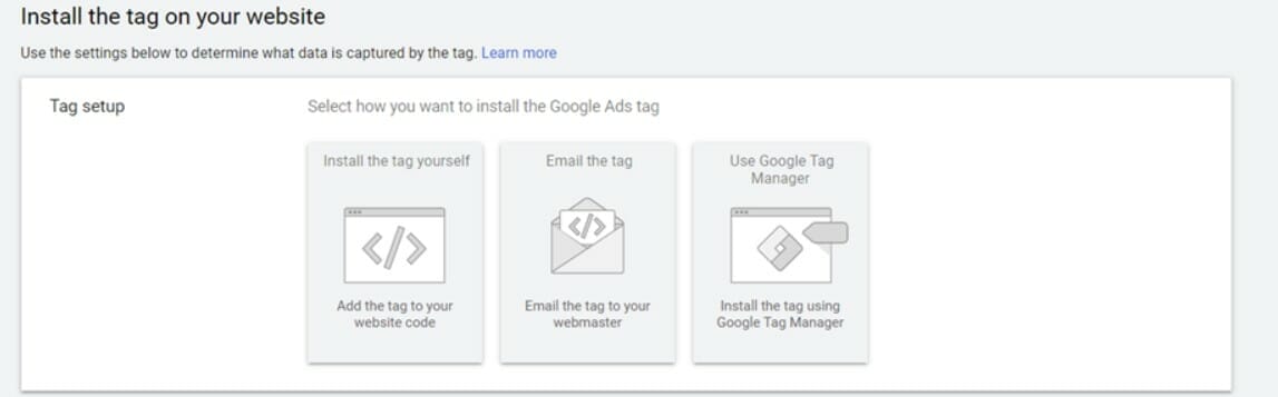 Installing the tag on your website