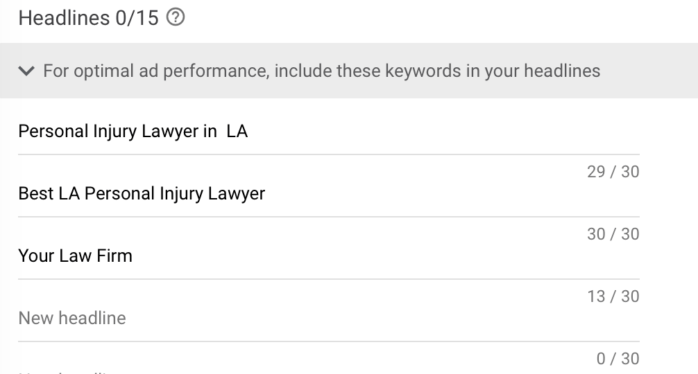 create intriguing headlines for your ads