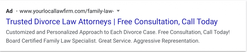 google ads for law firm marketing desktop preview