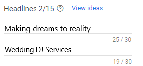 headline for wedding dj