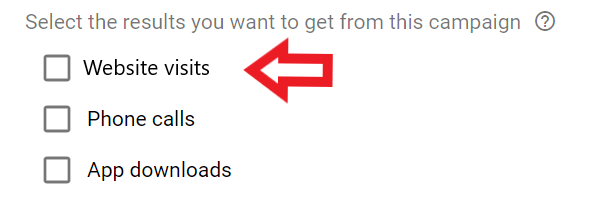 Select the result you want to gain from your house painter ad campaign