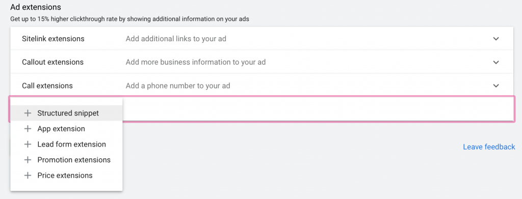 create ad extensions for yor google ads for law firm marketing ppc campaign