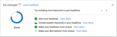 determines how effective your google ad is
