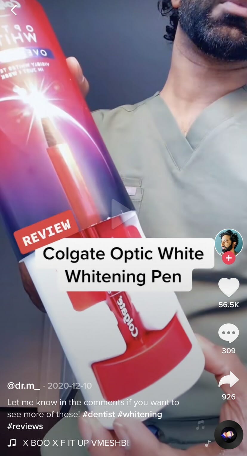 review video for video marketing for dentists