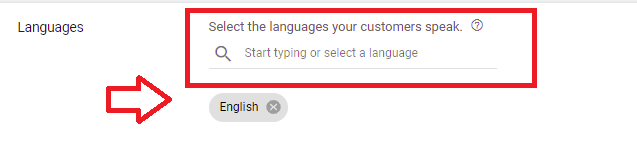 Language Setting for PPC Ads