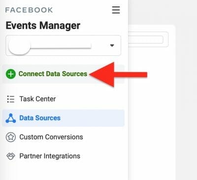 next, click on connect data source to add 