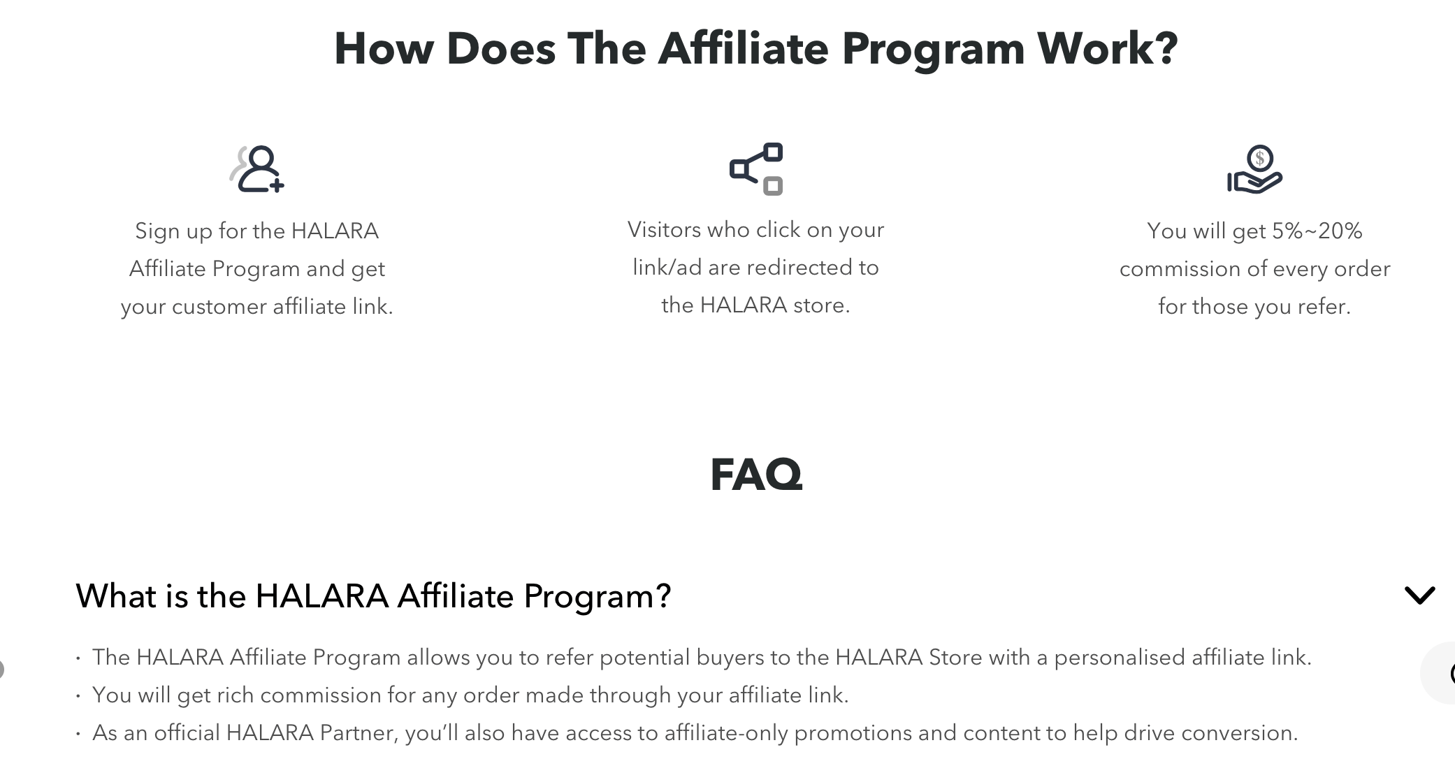 halara affiliate program marketing strategy
