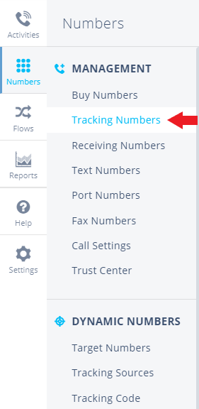 CTM tracking numbers
