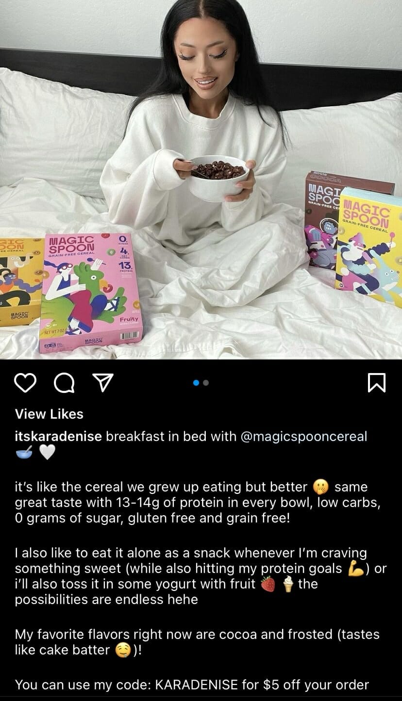 magic spoon affiliate