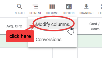 select modify columns