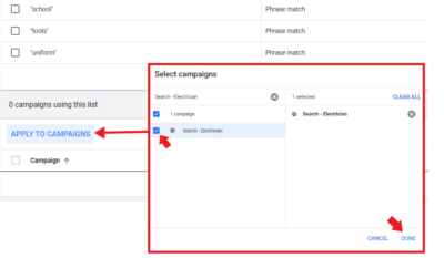 apply to campaign