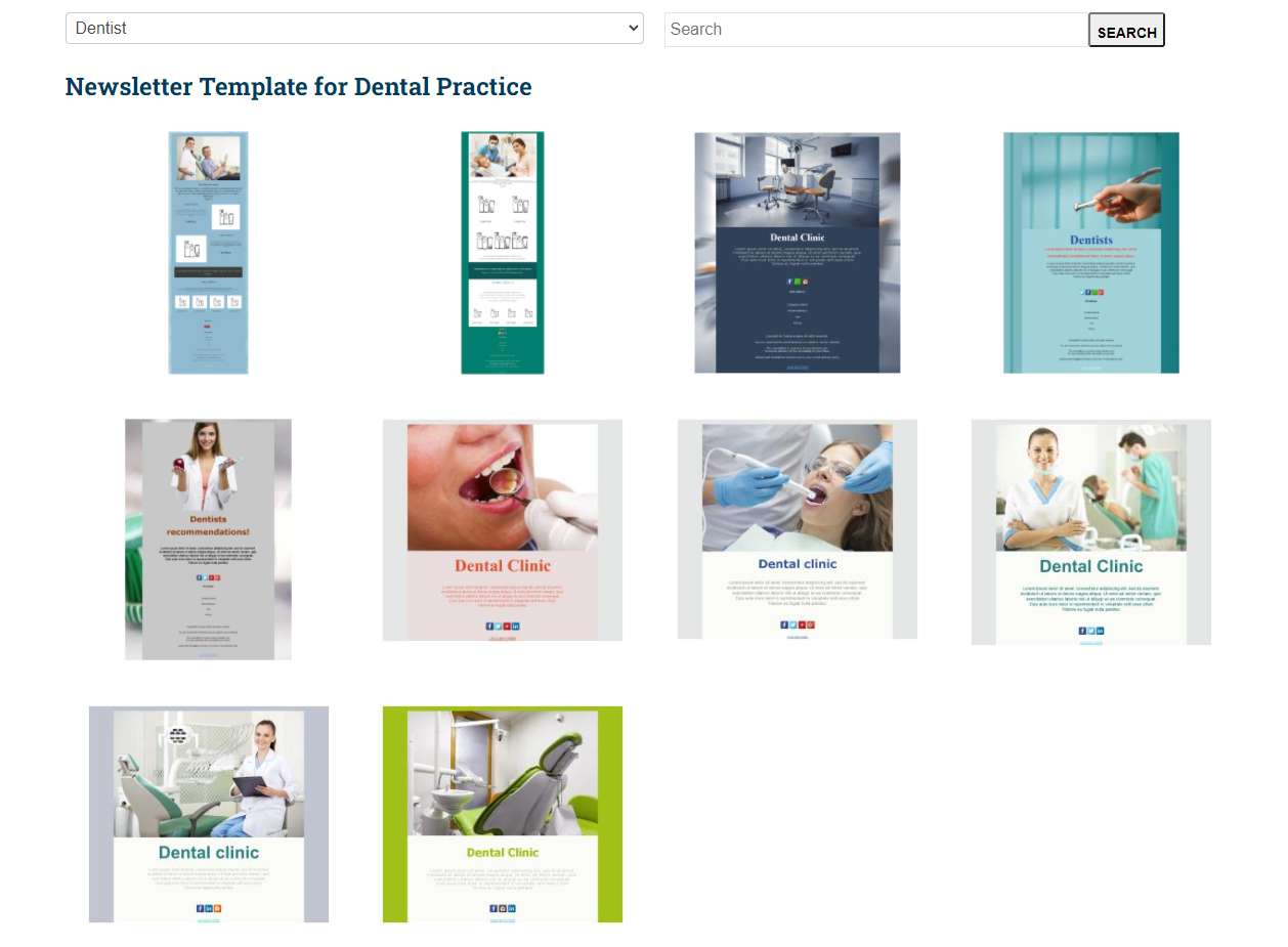 Dental newsletter templates available at Stock Layouts