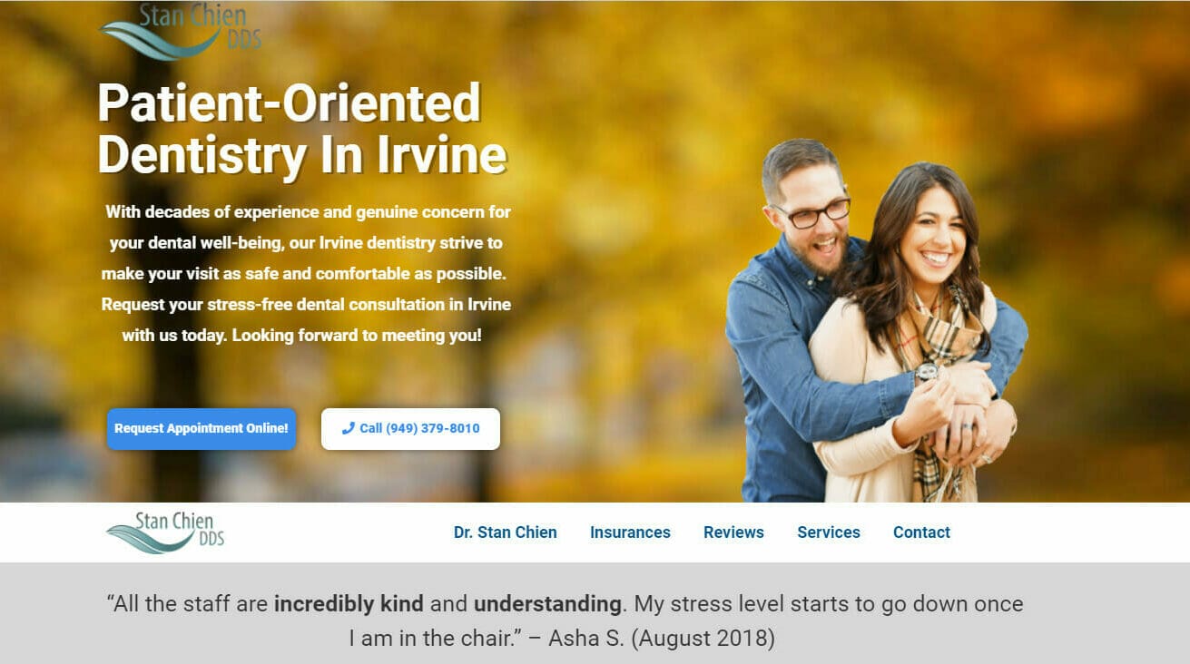 Essential pages for dental websites