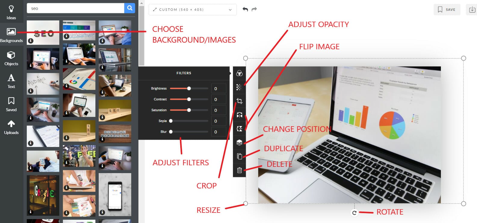 how to edit photo promorepublic