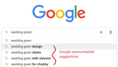 google autocomplete suggestions