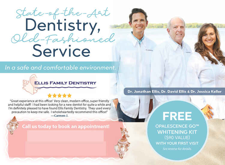 Sample of direct mail for dental clinics that offers a freebie for new patients